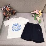 폴로 랄프 로렌 아동 문어 프린트 티셔츠+카고 반바지 세트