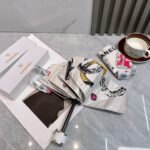 샤넬 그래피티 프린트 5단 수동 양산 겸용 우산 - 이미지 7