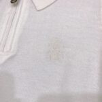 브루넬로 쿠치넬리 이태리제 올드머니 아동 반집업 니트 폴로 반팔 - 이미지 8