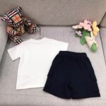 폴로 랄프 로렌 아동 문어 프린트 티셔츠+카고 반바지 세트 - 이미지 6