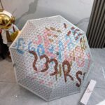 고야드 그래피티 모노그램 3단 자동 우산
