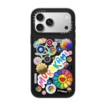 CASETiFY 무라카미 다카시 해바라기 콜라보 MagSafe 자석 폰케이스 다색 꽃 선화 충격방지 아이폰 커버 - 이미지 4