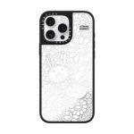 CASETiFY 무라카미 다카시 해바라기 콜라보 MagSafe 자석 폰케이스 다색 꽃 선화 충격방지 아이폰 커버 - 이미지 17