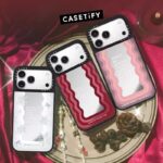 CASETiFY 웨이브 그라데이션 미러 MagSafe 자석 폰케이스 부드러운 투톤 거울 충격방지 아이폰 커버 다컬러