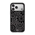 CASETiFY 무라카미 다카시 해바라기 콜라보 MagSafe 자석 폰케이스 다색 꽃 선화 충격방지 아이폰 커버 - 이미지 14
