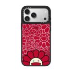 CASETiFY 무라카미 다카시 해바라기 콜라보 MagSafe 자석 폰케이스 다색 꽃 선화 충격방지 아이폰 커버 - 이미지 12