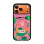 CASETiFY RichFlower 부자꽃 MagSafe 자석 휴대폰 케이스 도파민 투톤 캐릭터 전체 충격방지 아이폰 보호커버 - 이미지 5