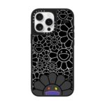 CASETiFY 무라카미 다카시 해바라기 콜라보 MagSafe 자석 폰케이스 다색 꽃 선화 충격방지 아이폰 커버 - 이미지 7