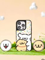 CASETiFY말티즈 귀여운 강아지 캐릭터 폰케이스 힐링 일러스트 전체 충격방지 아이폰 커버 다패턴 - 이미지 9