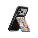 CASETiFY 무라카미 다카시 해바라기 단독 자석 거치대 다채로운 꽃 MagSafe 범용 신축 폰 거치대 다패턴 - 이미지 6