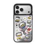 권지용 ZO&FRIENDS ZOA 회색고양이 콜라보 CASETiFY 폰케이스 귀여운 데이지 스티커 미러 충격방지 케이스