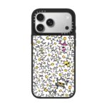 권지용 ZO&FRIENDS ZOA 회색고양이 콜라보 CASETiFY 폰케이스 귀여운 데이지 스티커 미러 충격방지 케이스 - 이미지 3
