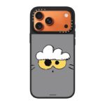 권지용 ZO&FRIENDS ZOA 회색고양이 콜라보 CASETiFY 폰케이스 귀여운 데이지 스티커 미러 충격방지 케이스 - 이미지 6
