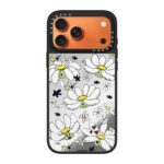 권지용 ZO&FRIENDS ZOA 회색고양이 콜라보 CASETiFY 폰케이스 귀여운 데이지 스티커 미러 충격방지 케이스 - 이미지 7