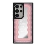 부드러운 물결 영문 사슴 CASETiFY 마그네틱 폰케이스 힐링 미러 맥세이프 심플 충격방지 케이스 - 이미지 5
