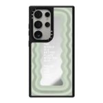 부드러운 물결 영문 사슴 CASETiFY 마그네틱 폰케이스 힐링 미러 맥세이프 심플 충격방지 케이스 - 이미지 7