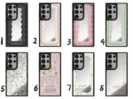부드러운 물결 영문 사슴 CASETiFY 마그네틱 폰케이스 힐링 미러 맥세이프 심플 충격방지 케이스