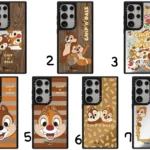 디즈니 칩 앤 데일 Chip'n Dale CASETiFY 마그네틱 폰케이스 나뭇결 땅콩 빈티지 미러 맥세이프 충격방지 케이스