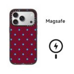 CASETiFY 클래식 물방울 무늬 MagSafe 자석 폰케이스 심플 투톤 전체 충격방지 아이폰 커버 다색 - 이미지 7
