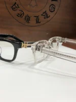 크롬하츠 두꺼운 사각 십자꽃 아세테이트 안경테 3색 - 이미지 9