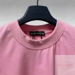 크롬하츠 봄여름 런웨이 380g 중량 반팔 수입 맞춤염색 원단 남녀공용 티셔츠 - 이미지 4