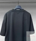 발렌시아가 기울어진 캘리그라피 하트 문자 반팔티 OS 하이넥 루즈핏 남녀공용 - 이미지 4