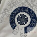 크롬하츠 2026 얼리가을 말굽 십자 산스크리트 실리콘 패치 자수 스톤 맨투맨 OS 루즈핏 남녀공용 - 이미지 8