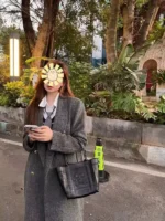 크롬하츠 십자 무늬 바스켓 토트백 천연소가죽 핸드백 가방 연예인 착용 - 이미지 2