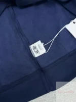 크롬하츠 네이비 레드 십자가 3개 반집업 지퍼 하이넥 맨투맨 OS 루즈핏 남녀공용 - 이미지 8